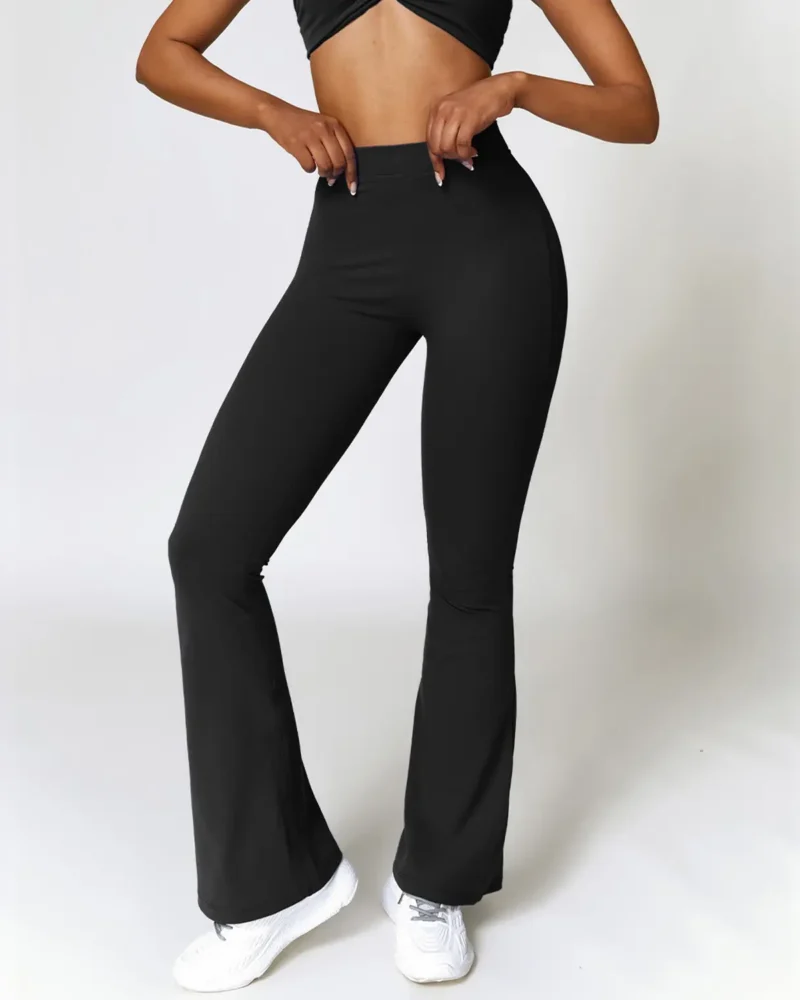 Contour Flared Active Leggings Black